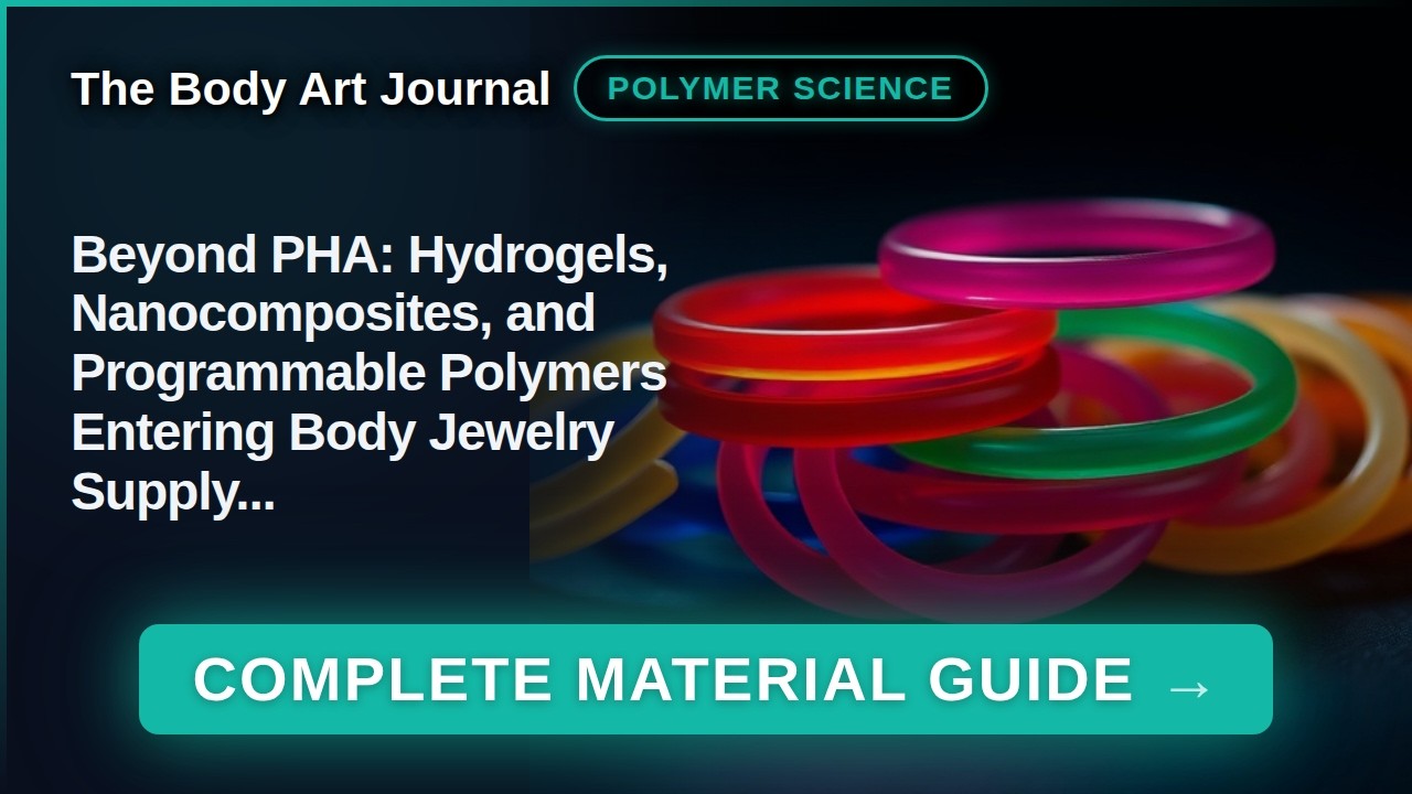 Beyond PHA: Hydrogels, Nanocomposites, and Programmable Polymers Entering Body Jewelry Supply Chains in 2026