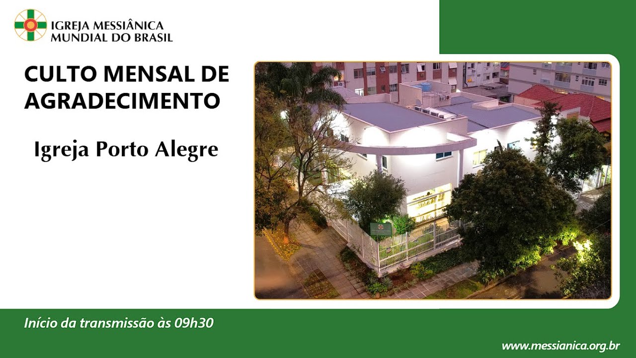 Culto Mensal de Agradecimento | Igreja Porto Alegre - 07/02/2026