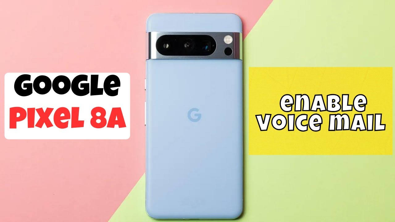 Google Pixel 8a voice mail setting or setup voice mail || How to enable voice mail