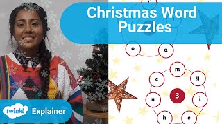 🧩 Christmas Themed Word Puzzles 🌟 screenshot 1