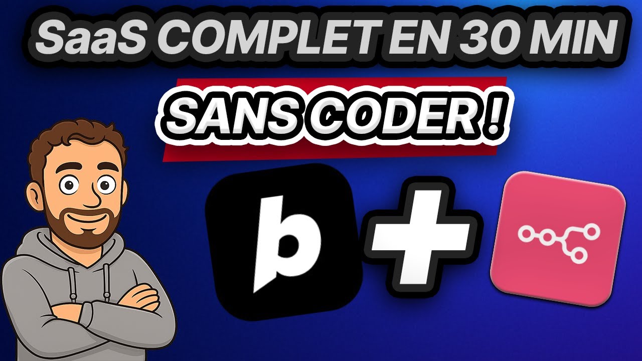 Créer un SaaS complet avec Bolt.new + n8n en 10 minutes (No-Code 2025)