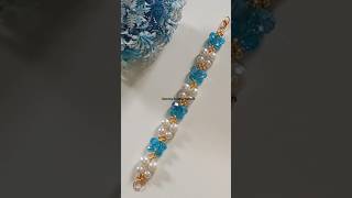 Simple &amp; Elegant Butterfly Bracelet Tutorial 🩵🦋 || Bracelet Tutorial for beginners #diy #bracelet