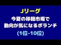 【Jリーグ】 今夏の移籍市場で動向が気になるボランチ (1位-10位)