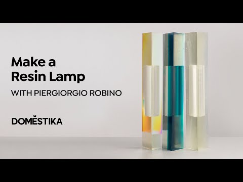 Design and Build a Resin Lamp | ONLINE COURSE by Piergiorgio Robino