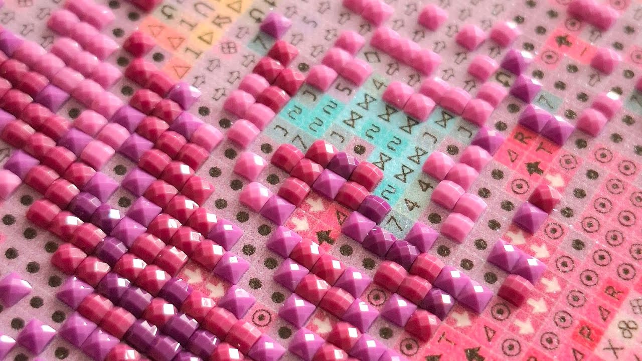 Two HOUR Ultimate Satisfying ASMR Diamond Painting Art Compilation - No Talking - Carat.Art