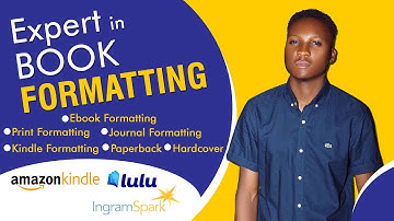 Book Formatting for KDP Paperback, Hardcover