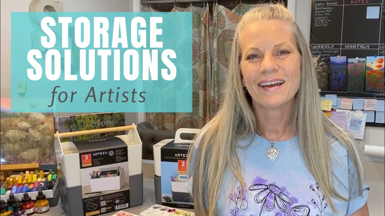 Storage Solutions for Artists - Tidy Up Your Studio or Take Your Art on