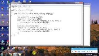 Write A Java Program To Fill initialize At Once An Array 26