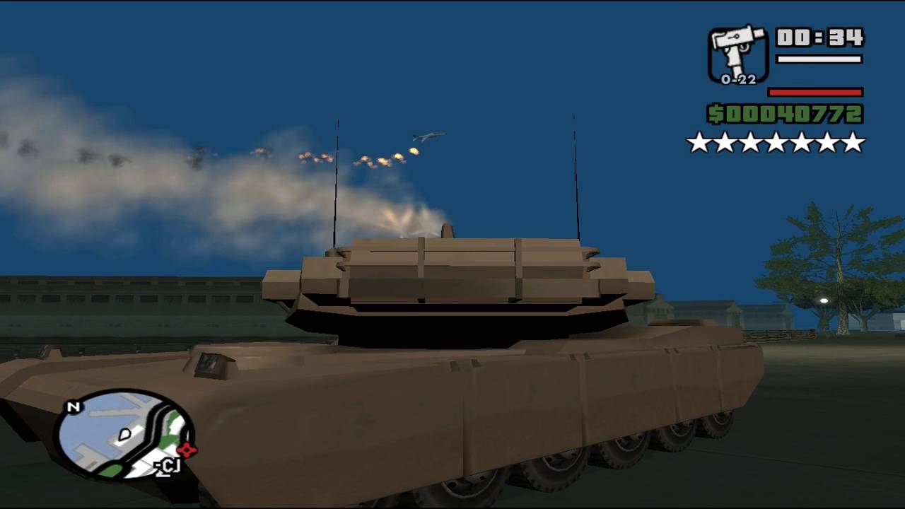 Tanque de guerra Rhino do GTA San Andreas 