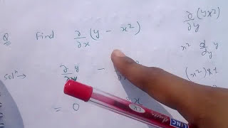 How to do PARTIAL DIFFERENTIATION (Hindi)