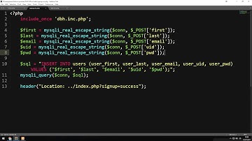 39  Protect your database against SQL injection using MySQLi   PHP tutorial   Learn PHP programming