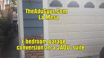 La Mesa garage conversion and JADU