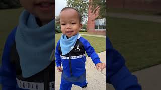 Baby Max first week of school !!