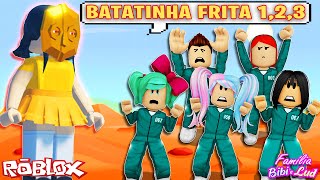 Batatinha Frita 1,2,3! 😳⛔ #roblox #robloxmeme #squidgame #round6 #bat