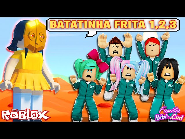 Roblox - SOBREVIVENDO AO JOGO BATATINHA FRITA 1 2 3 ROUND 6 (Hexa Game)  Luluca Games