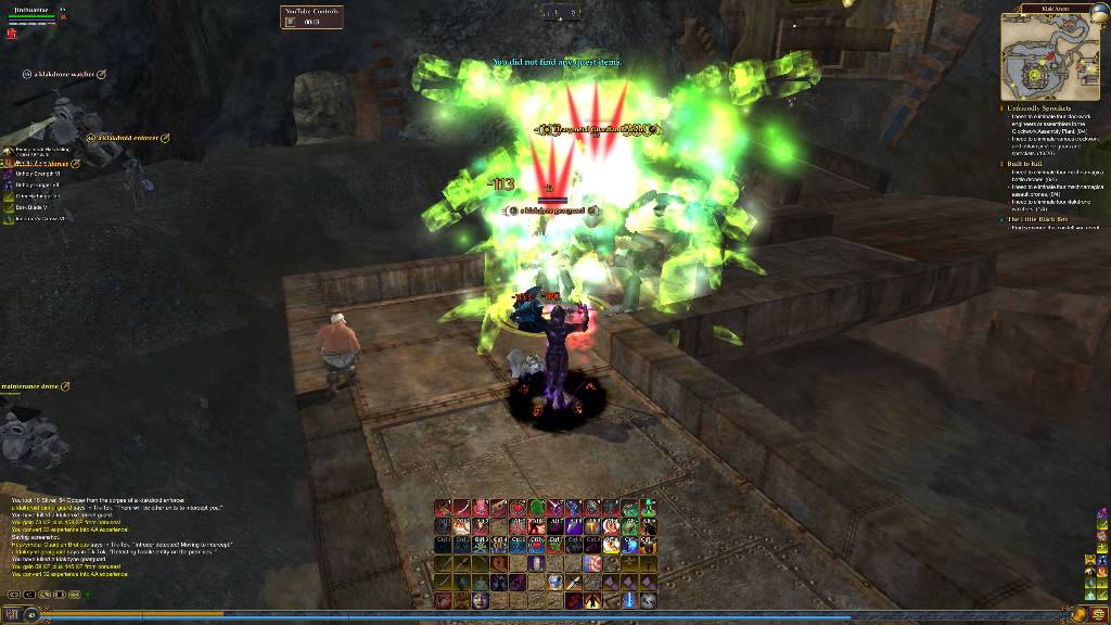 Everquest 2 - Fighting Heavy Metal Guardian Bruticus solo (48^^ Clockwork) - gives AA xp