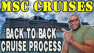 MSC Cruises BACK TO BACK Cruise Process - Full Breakdown #msccruise #msccruiseline #travel