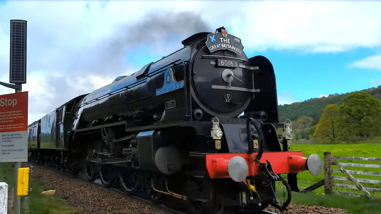 Dunkeld Spring 60163 Tornado THUNDERING THROUGH HIGHLANDS, Great Britain XVII, near ...