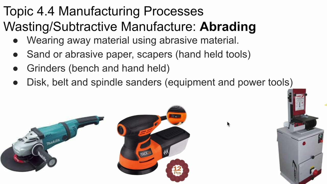 DP Design Technology Topic 4 4 Manufacturing Techniques