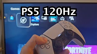 PS5 / PS5 Slim  How to Turn On 120Hz!
