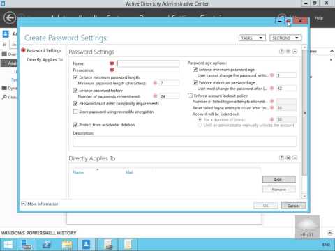 20411 Demo12 Configuring Password Setting Objects