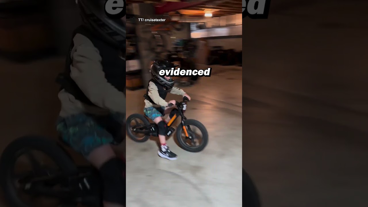 Kid Has His Own Racetrack In The basement 👏😳