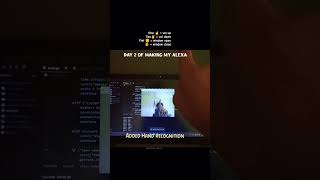 Day 2 of making my own alexa 😎 #coding #programming #shorts #python #ai #phonk #fyp #diy