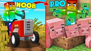 MINI GAME: CUỘC THI TRỞ THÀNH PRO NÔNG DÂN ** NOOB GIÀU CÓ KHI TRỞ THÀNH NÔNG DÂN VIP NHẤT MINECRAFT