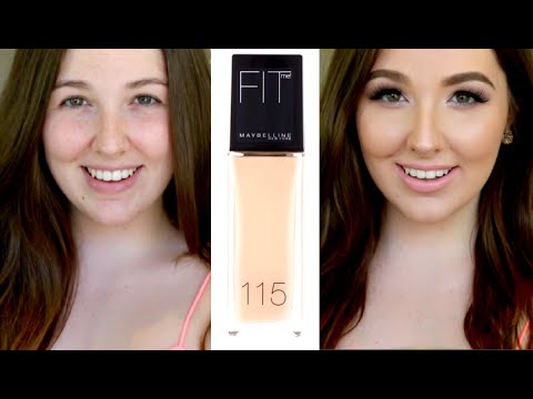 Flawless Face + Red Lips Makeup Tutorial + Fit Me Foundation Review | Kiara Leswara. 