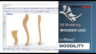 rhino tutorial : cabriole leg 3d modeling with sweep 2 rails