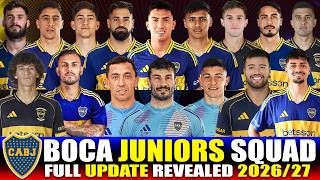 Boca Juniors Official Squad 2026/27 REVEALED! 😱Full Team, New Signings, Transfers & Best Starting XI