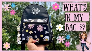 What's In My Bag ?? ✨🎀 Mini Backpack From Burlington 🌸🌼💜