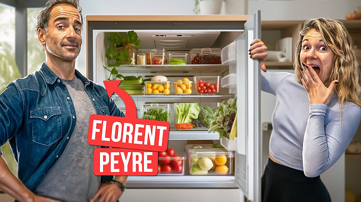FLORENT PEYRE BALANCE SON FRIGO ! (oui à l'écologie, non aux produits transformés et trop sucrés...)