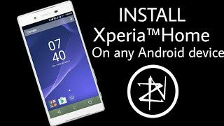 Xperia launcher for any Android Device screenshot 4