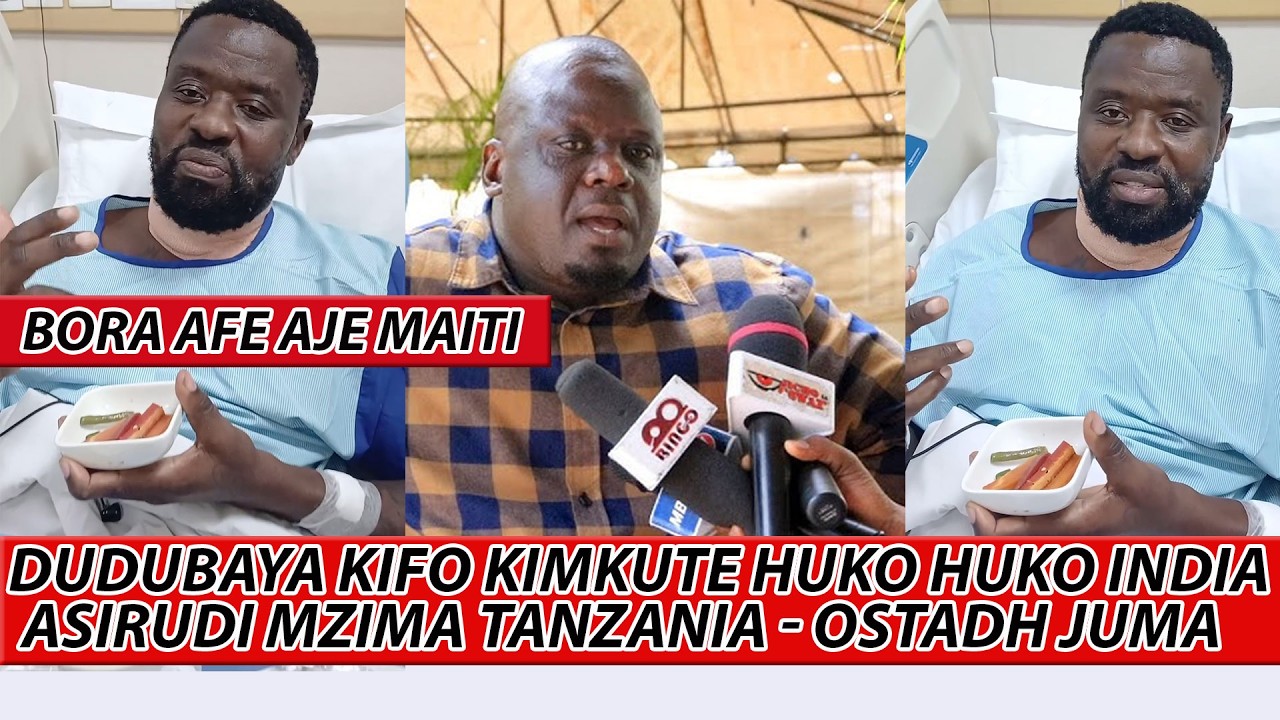 OSTADH JUMA KIFO KIMKUTE DUDUBAYA HUKO INDIA AFE ASIRUDI TANZANIA MZIMA VITA IMEKUA NZITO SANA