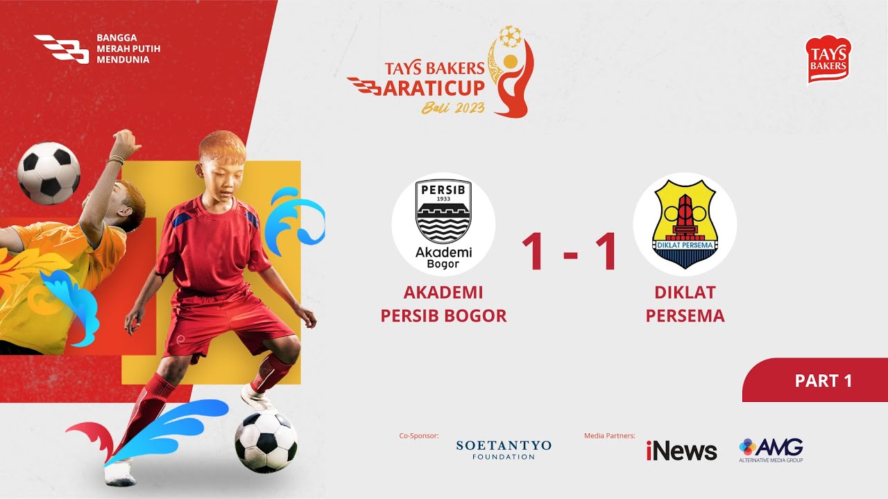 U12 - AKADEMI PERSIB BOGOR 1 v 1 DIKLAT PERSEMA part 1 - BARATI CUP 23