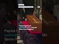 Ostatnia droga papieża Franciszka #shorts #shortvideo