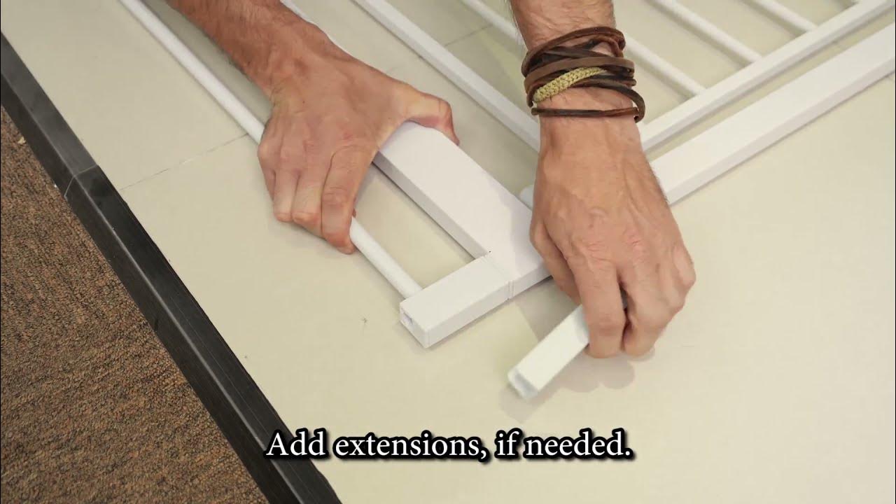 How to Install Cumbor Baby GateWITHOUT DRILLING! YouTube