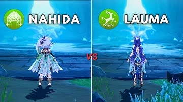 C0 Lauma vs Nahida ! Best Team for Hyperbloom?? [ Genshin Impact ]