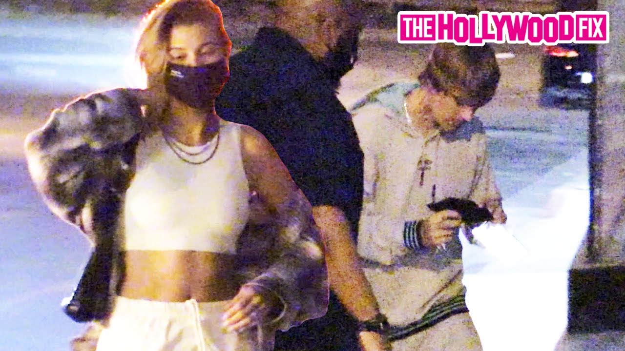 Justin & Hailey Bieber Enjoy Date Night Out Together At BOA Steakhouse In West Hollywood 9.16.20