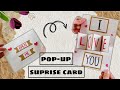 POP-UP Surprise card| Easy handmade card | Gifting ideas