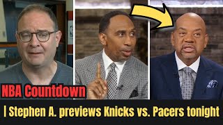 NBA Countdown: Stephen A. Offers Insight on Knicks vs. Pacers Matchup Tonight - Lakers Show