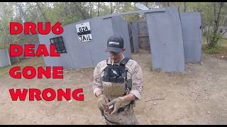 Cops and Robbers: Dru6 Deal Gone Wrong.  Airsoft gameplay. Pistols only @MohawkTactical