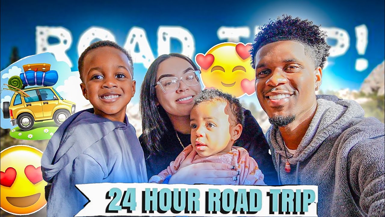 OUR FIRST FAMILY ROAD TRIP TOGETHER!!!🚗 - YouTube