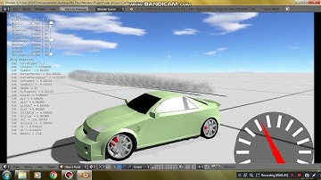 Blender Game Engine - "Realistic" Car Physics Skidmarks and Smoke