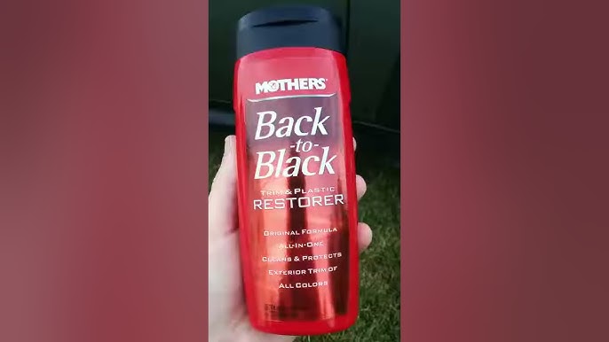 Mothers Back To Black Trim And Plastic Restorer: Returns Faded