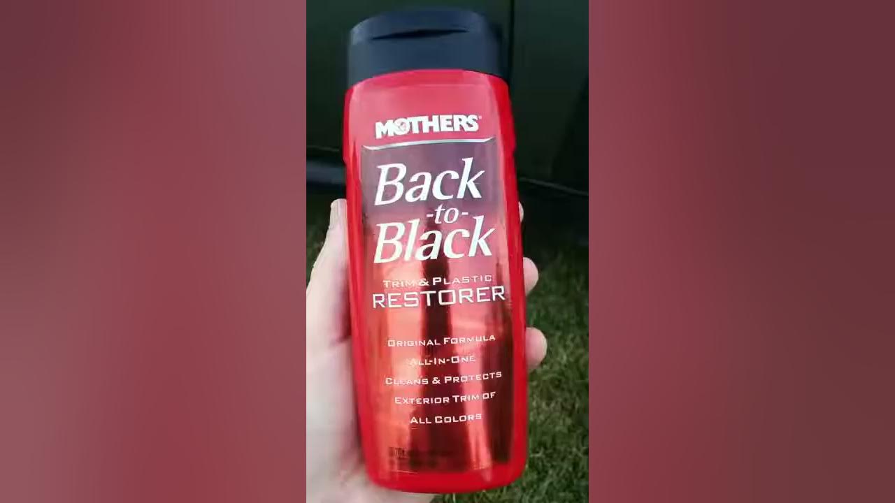How to use MOTHERS Back To Black Trim And Plastic Restorer 