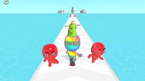 Man Runner 2048 || Bubble Man Runner