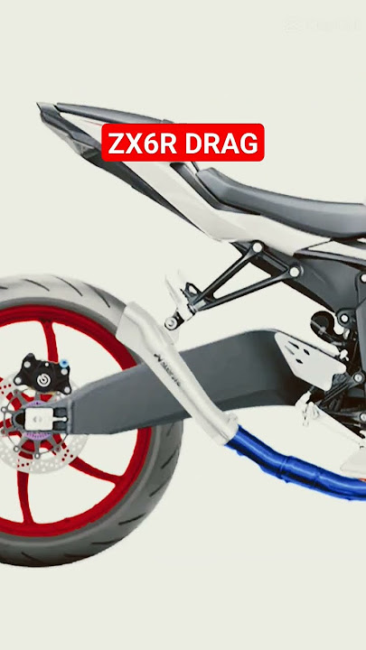 ZX6RR Drag American Style #zx25r  #zx4rr #zx10r #zx6r #kawasaki #hedon #bike #modified