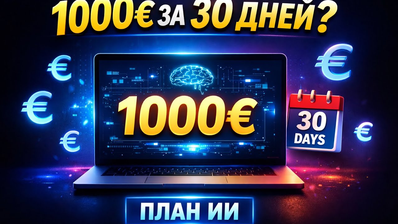 Я спросил ИИ, как заработать 1000€ за 30 дней И ВОТ ЕГО ОТВЕТ
